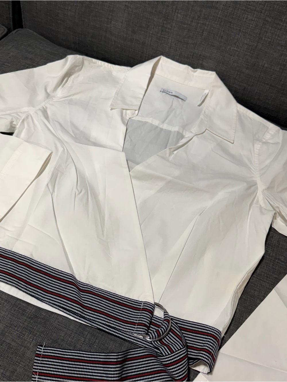 BLDWN women’s wrap blouse size small